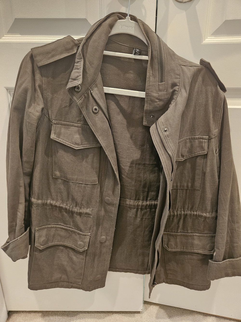 Women's Olive Utility Field Jacket - Brand Unspecified